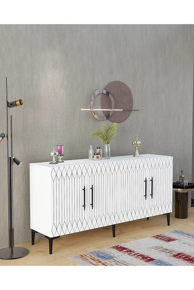 cantek dizayn RESSİCT (KB150) KONSOL BEYAZ - Resim 2