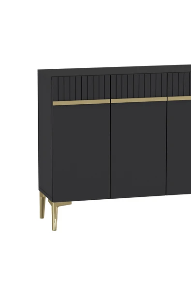 cantek dizayn SWİSSCT (KM120) KONSOL ANTRASİT-ALTIN - Resim 5