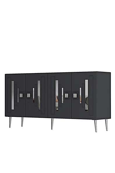 cantek dizayn SEDUNACT (KB150) KONSOL ANTRASİT-GÜMÜŞ - 4