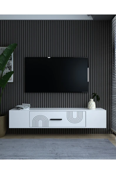 cantek dizayn KODAKL2CT DUVARA MONTAJ TV SEHPASI BEYAZ-BEYAZ ürün görseli