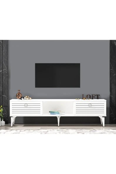cantek dizayn ARRONA TV SEHPASI (ALT MODÜL) BEYAZ