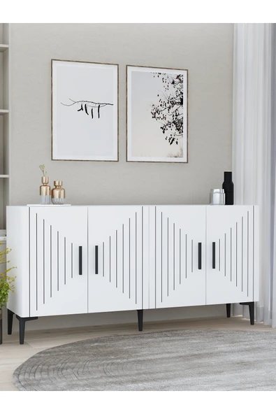 cantek dizayn POYRAZCT (KB150) KONSOL BEYAZ-BEYAZ - Resim 2