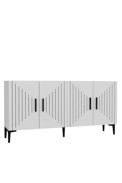 cantek dizayn POYRAZCT (KB150) KONSOL BEYAZ-BEYAZ - Resim 4