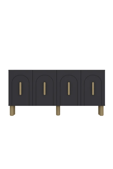 cantek dizayn YOSUNCT (KB150) BOHEM KONSOL ANTRASİT-ANTRASİT-SAFİR KULP - Resim 4