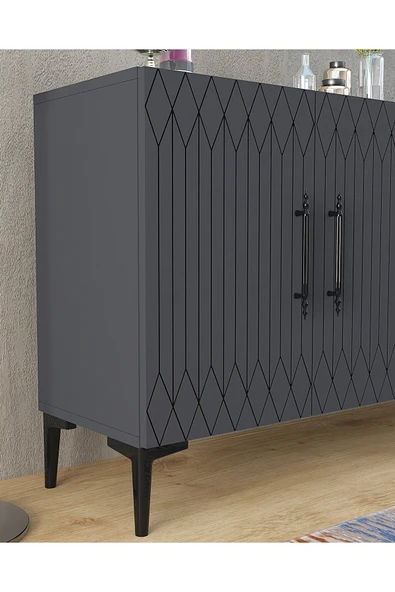 cantek dizayn RESSİCT (KB150) KONSOL ANTRASİT - Resim 3