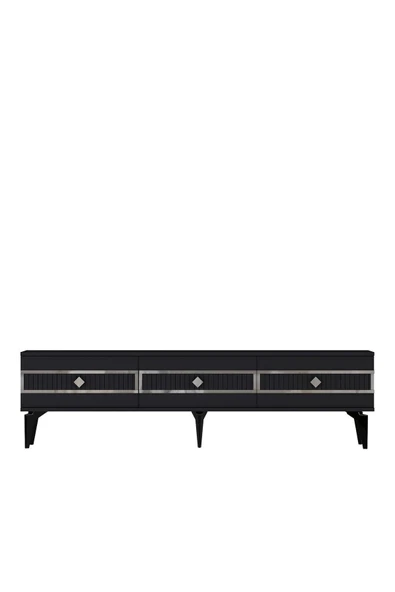 cantek dizayn NORA TV SEHPASI (ALT MODÜL) ANTRASİT-ALTIN - 7