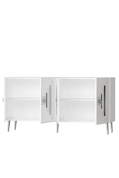 cantek dizayn SEDUNACT (KB150) KONSOL BEYAZ-GÜMÜŞ - Resim 5