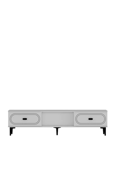 cantek dizayn WENYCT KONSOL (KB150), TV SEHPASI 2 Lİ SALON TAKIMI BEYAZ-BEYAZ - Resim 2