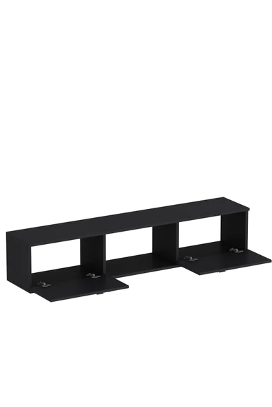 cantek dizayn AREDAMCT DUVARA MONTAJ TV SEHPASI ANTRASİT-GÜMÜŞ - Resim 6