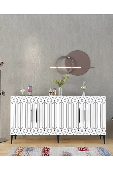 cantek dizayn RESSİCT (KB150) KONSOL BEYAZ ürün görseli