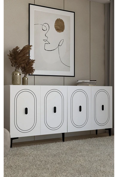 cantek dizayn WENYCT (KB150) KONSOL BEYAZ-BEYAZ - 2