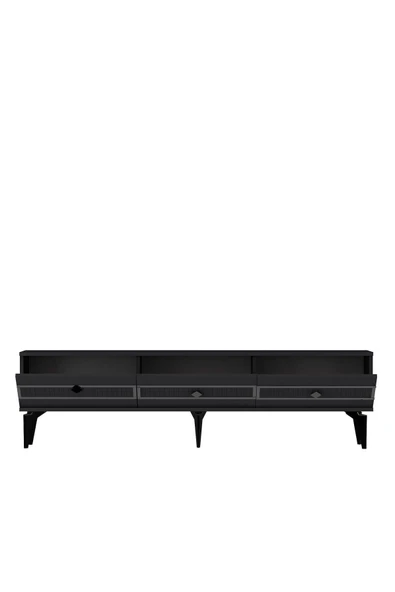 cantek dizayn NORA TV SEHPASI (ALT MODÜL) ANTRASİT-ALTIN - 5