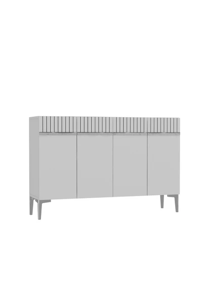 cantek dizayn SWİSSCT (KM120) KONSOL BEYAZ-GÜMÜŞ - Resim 4