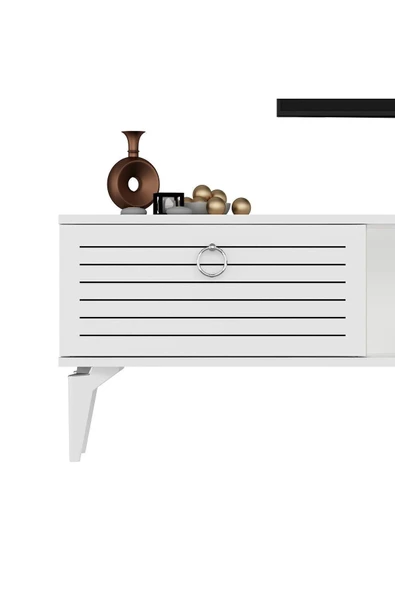 cantek dizayn ARRONA TV SEHPASI (ALT MODÜL) BEYAZ - 4