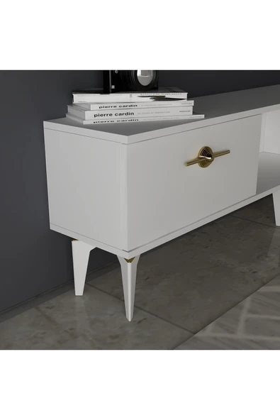 cantek dizayn ZENNİT TV ÜNİTESİ TAKIMI BEYAZ-BEYAZ - 3