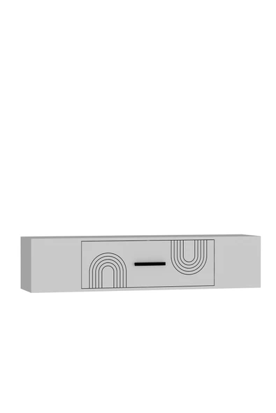 cantek dizayn KODAKL2CT DUVARA MONTAJ TV SEHPASI BEYAZ-BEYAZ - Resim 5