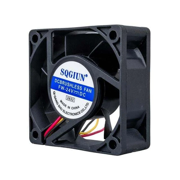 PowerMaster IC-216A Fırçasız DC Fan 60X60X25mm 24 Volt 3 Pin - 2