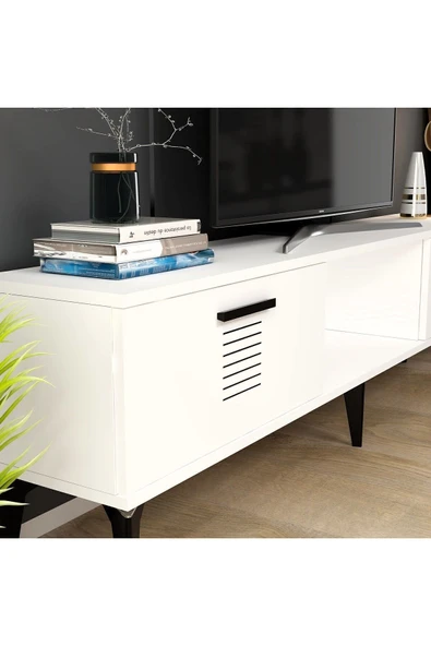 cantek dizayn ASSİMO TV SEHPASI (ALT MODÜL) BEYAZ-BEYAZ ürün görseli