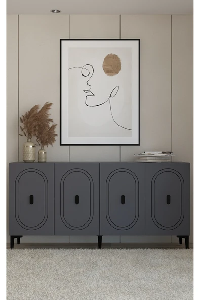 cantek dizayn WENYCT (KB150) KONSOL ANTRASİT-ANTRASİT ürün görseli