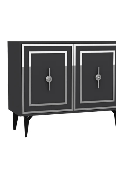 cantek dizayn SAMBACT (KX180) KONSOL ANTRASİT-GÜMÜŞ - Resim 5