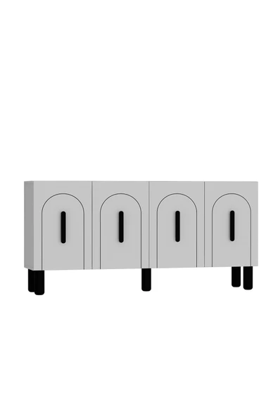 cantek dizayn YOSUNCT (KB150) BOHEM KONSOL BEYAZ-BEYAZ-SİYAH KULP - Resim 5