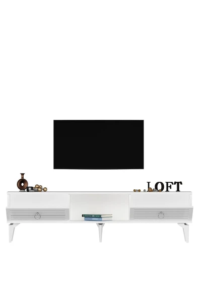 cantek dizayn ARRONA TV SEHPASI (ALT MODÜL) BEYAZ - 5