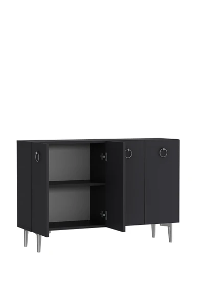 DEMONTE DECOR EFESDD AYAKKABILIK ANTRASİT-ANTRASİT-GÜMÜŞ - 5