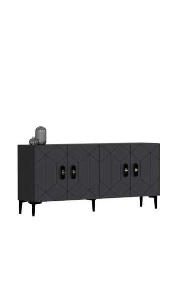 DEMONTE DECOR CROSSDD (KB150) KONSOL ANTRASİT-ANTRASİT - Resim 4