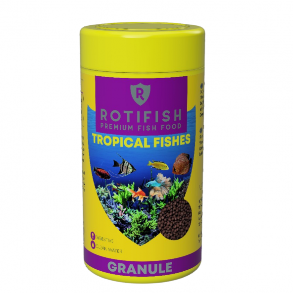 Rotifish Tropical Fish Feed Tatlı Su Balık Yemi 250 ml