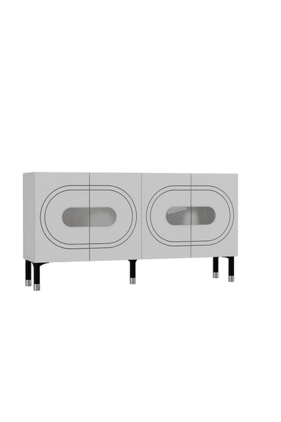 DEMONTE DECOR DEMETDD (KB150) KONSOL BEYAZ-GÜMÜŞ - Resim 4