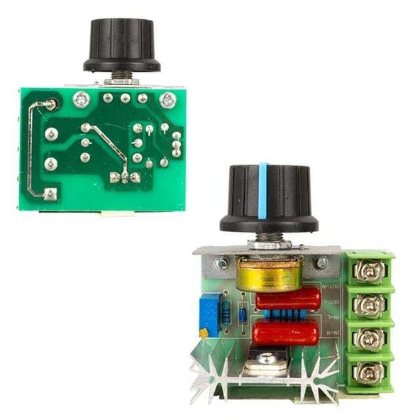 Weko CA-2000W AC 220 Volt Tristör Yüksel Voltaj Regülatörü Hız Azaltıcı Sıcaklık Dimmer Düzenleyici ürün görseli