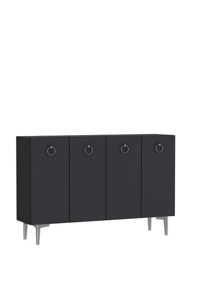 DEMONTE DECOR EFESDD AYAKKABILIK ANTRASİT-ANTRASİT-GÜMÜŞ - 3