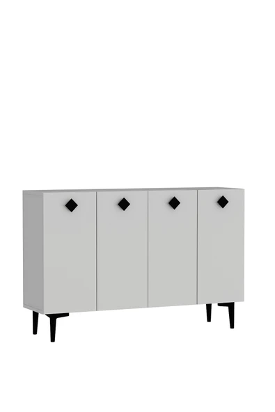 DEMONTE DECOR MOREDD AYAKKABILIK BEYAZ-BEYAZ-SİYAH - 3