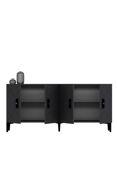 DEMONTE DECOR CROSSDD (KB150) KONSOL ANTRASİT-ANTRASİT - Resim 5