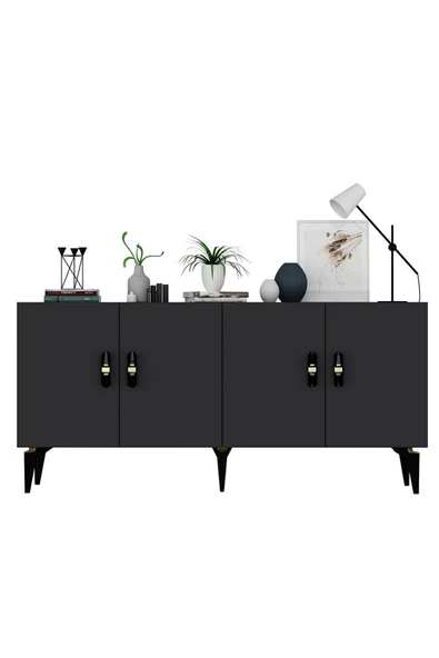 DEMONTE DECOR PLUS KONSOL ANTRASİT-ANTRASİT - Resim 5