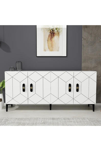 DEMONTE DECOR CROSSDD (KB150) KONSOL BEYAZ-BEYAZ ürün görseli