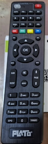 Plato Multi Mini Scart HD  / Botech Mini Scart HD – Botech Piko 502 HD TV Kontrollü Uydu Alıcı Kumandası ürün görseli 1