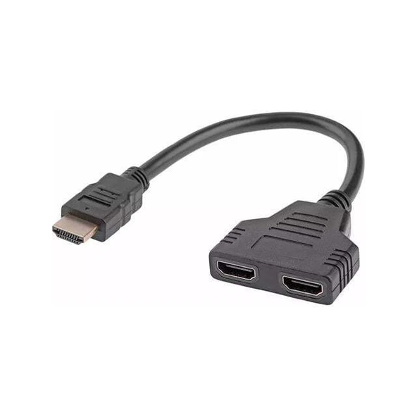 Narita NRT-4029 Hdmi Erkek-Hdmi Dişi X 2 Adaptör 30 Cm Kablo Çoklayıcı Splitter - Resim 2
