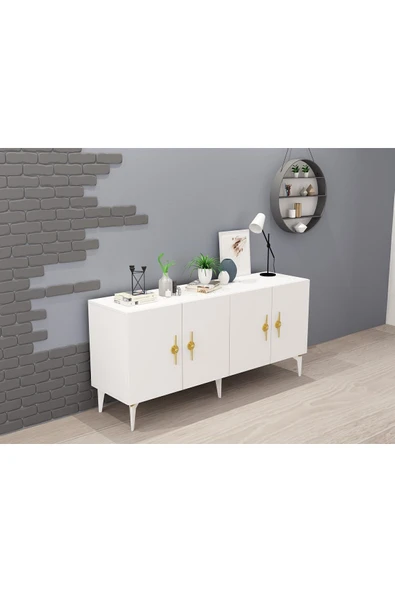 DEMONTE DECOR ZENİT KONSOL BEYAZ-BEYAZ ürün görseli 1