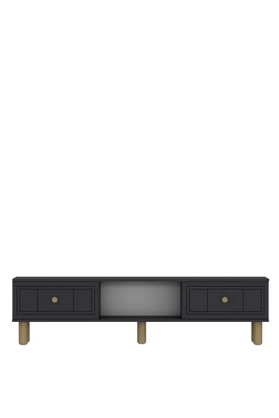 DEMONTE DECOR DARİODD BOHEM TV SEHPASI - ANTRASİT ANTRASİT - 3
