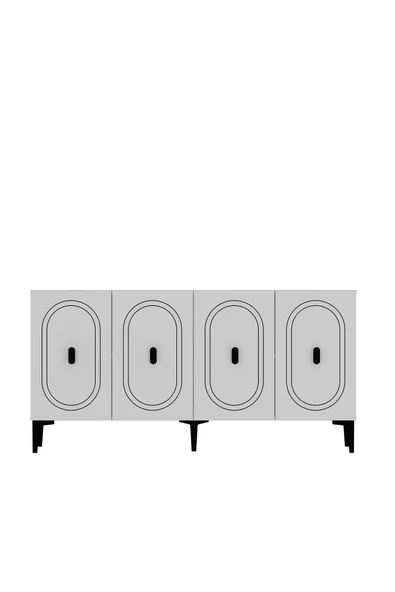 DEMONTE DECOR WENYDD (KB150) KONSOL BEYAZ-BEYAZ - Resim 3