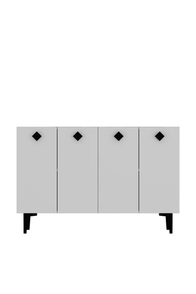DEMONTE DECOR MOREDD AYAKKABILIK BEYAZ-BEYAZ-SİYAH - 2