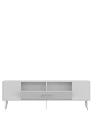 DEMONTE DECOR DEKOSDD TV SEHPASI BEYAZ-BEYAZ-GÜMÜŞ - 4