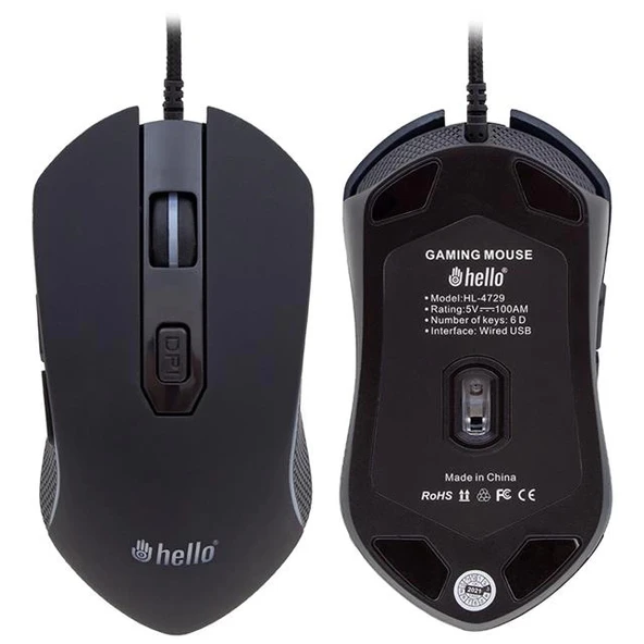 Hello HL-4729 Kablolu Oyuncu Gaming Mouse - 2