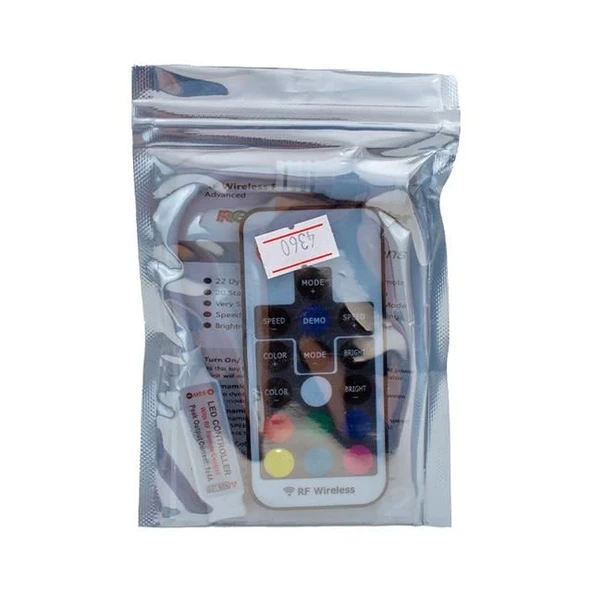 Powermaster 12 Volt RF Küçük Modüllü Uzak Mesafe Algılamalı Led Kontrol Cihazı - 3