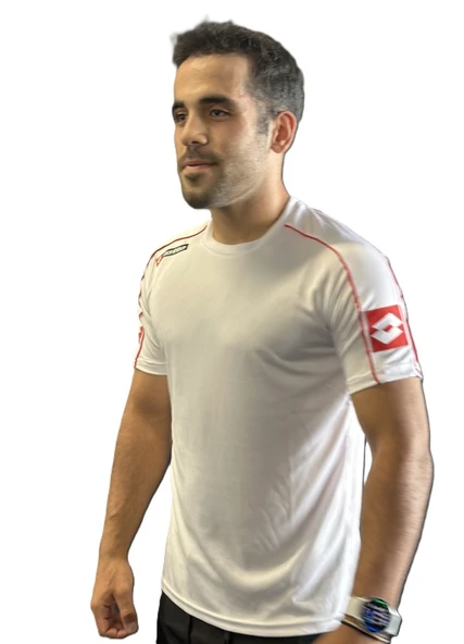Lotto Joe Tee Ant Pl Beyaz Erkek T-Shirt R8928 - Resim 2