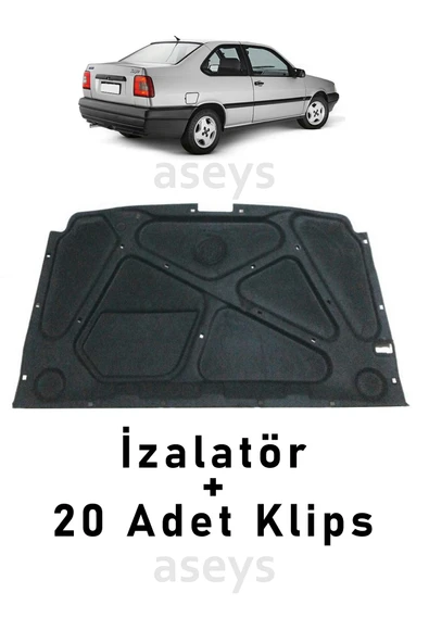 SODSAN Fiat Tempra Kaput Izalatörü Halısı 20 Adet Klips Hediyeli Tempra Kaput Izalatörü ürün görseli