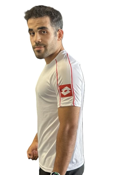 Lotto Joe Tee Ant Pl Beyaz Erkek T-Shirt R8928 - Resim 3