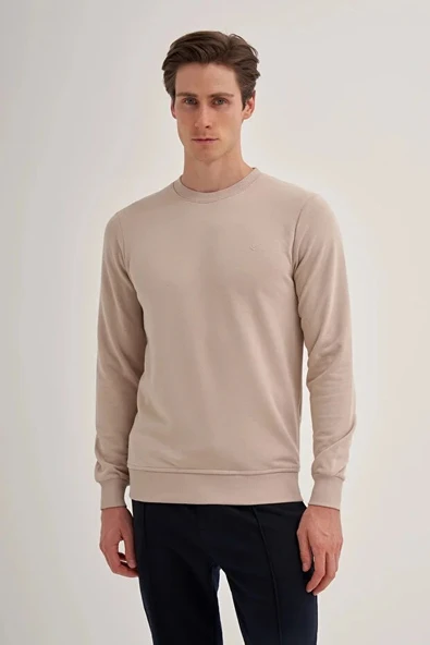 Cazador Slim Fit Mevsimlik 3 İplik Pamuk Karışımlı Sweatshirt-56100 ürün görseli 1