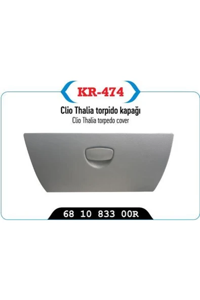 Kaya Renault Clio Symbol Thalia Torpido Kapağı Gri - 681083300r Kr-474 ürün görseli